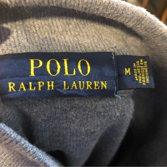 Polo Ralph Lauren mens half zip sweater size medium - Picture 5 of 5